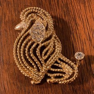 Poodle Brooch